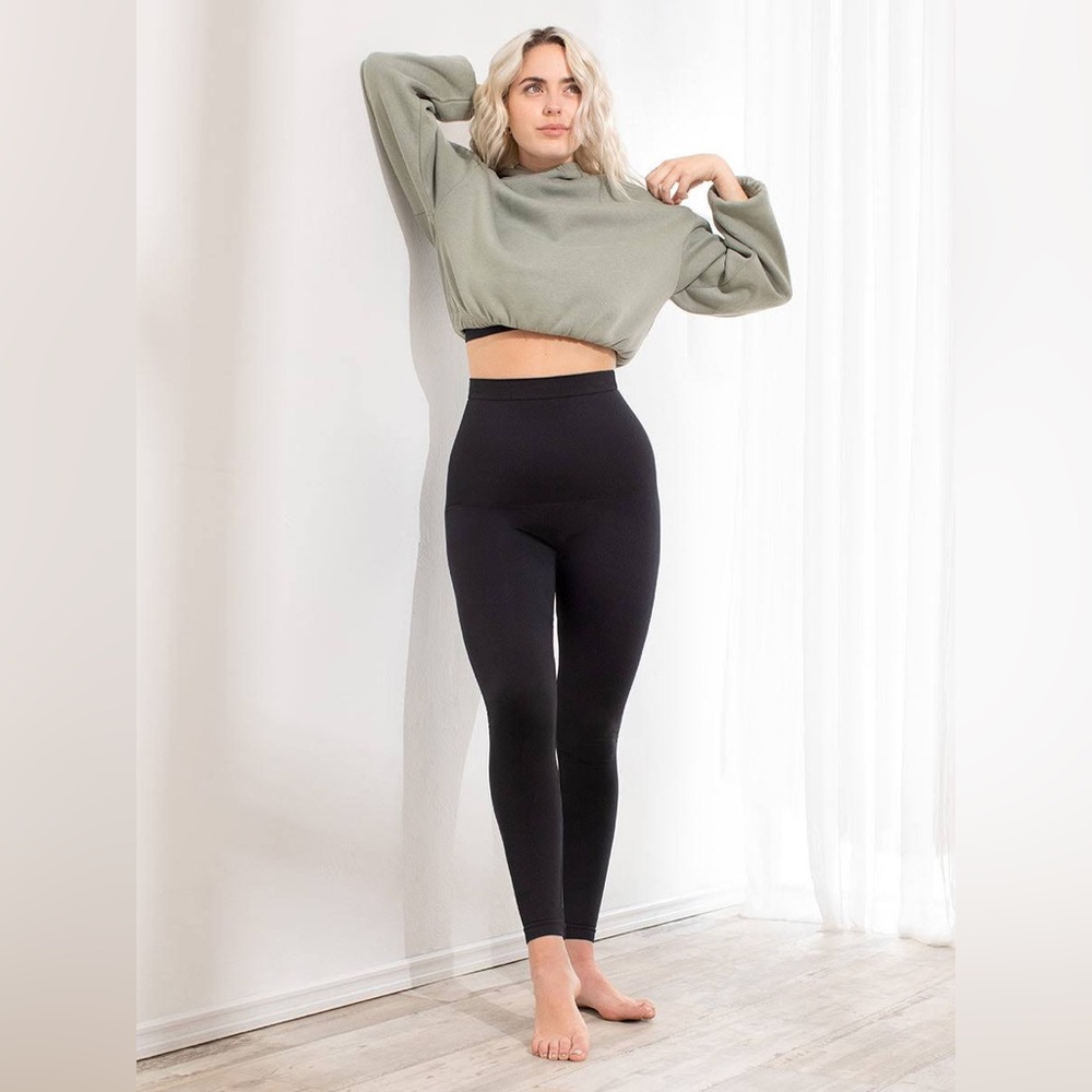 Shapermint Essentials High Waisted Shaping Leggings in Black Size 2XL NWT